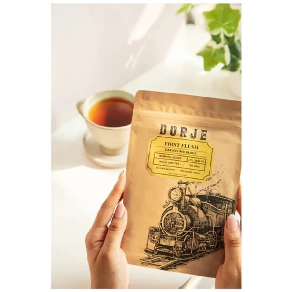 Dorje First Flush Darjeeling Black Tea - With Intense Fruity Flavour - Image 11