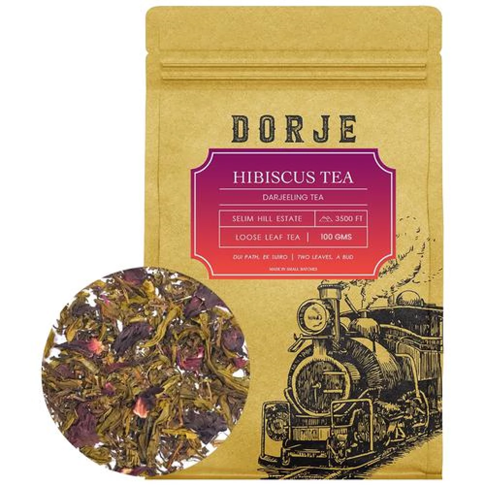 Dorje Hibiscus Darjeeling Tea - Refreshing Dorje Hibiscus Darjeeling Tea - Refreshing--100 g