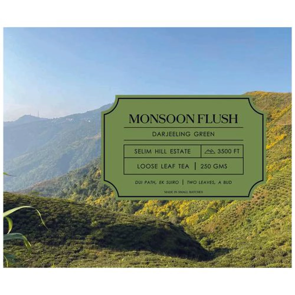 Dorje Monsoon Flush Darjeeling Green Tea - With Light Flavour & Sweet After Taste - Image 4