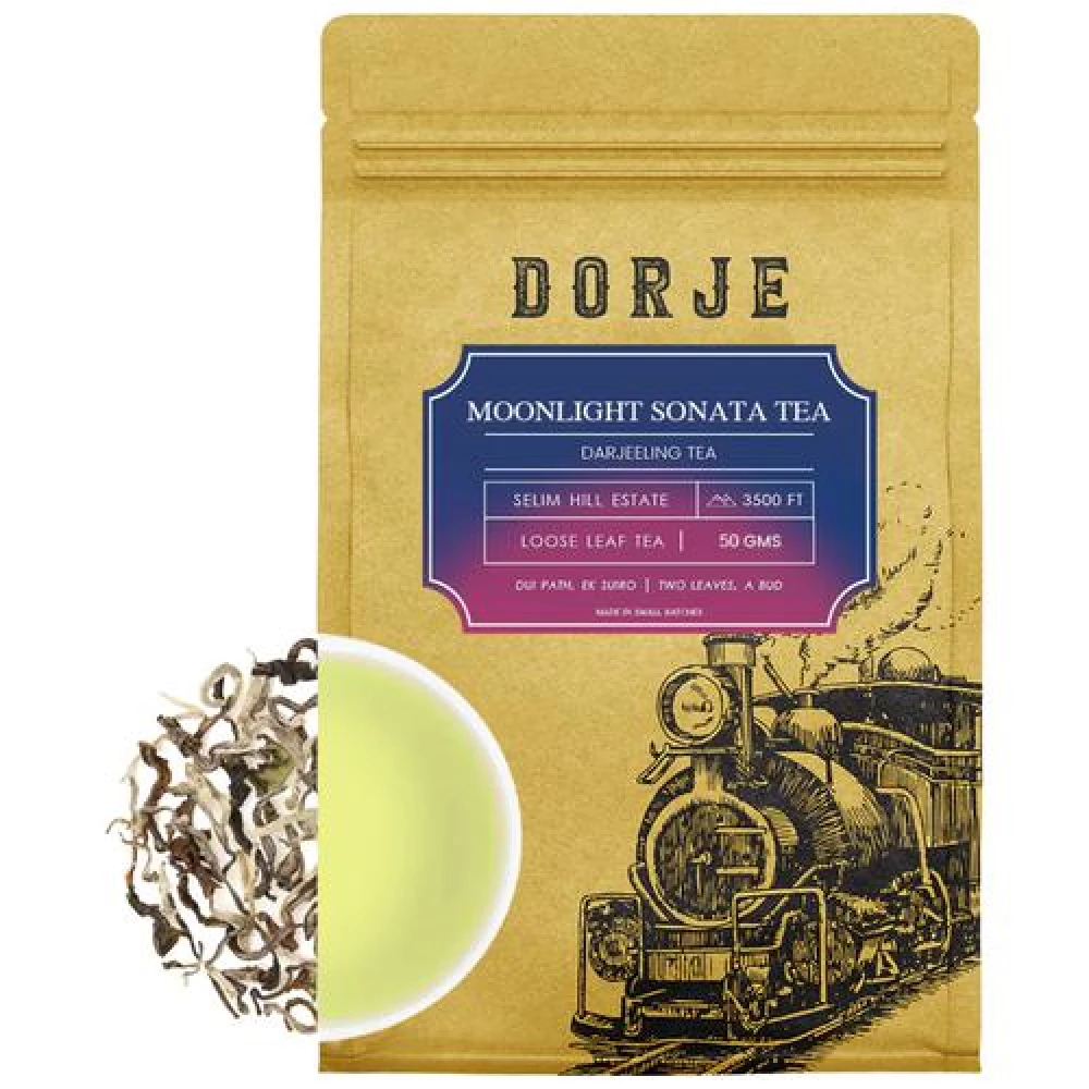 Dorje Moonlight Sonata Darjeeling Tea - Handrolled & 100% Organic Dorje Moonlight Sonata Darjeeling Tea - Handrolled & 100% Organic--50 g