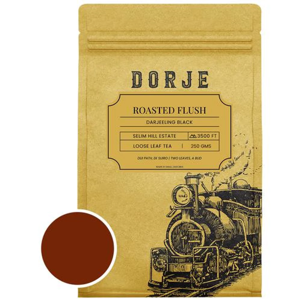 Dorje Roasted Flush Darjeeling Black Tea - With Strong Colour
