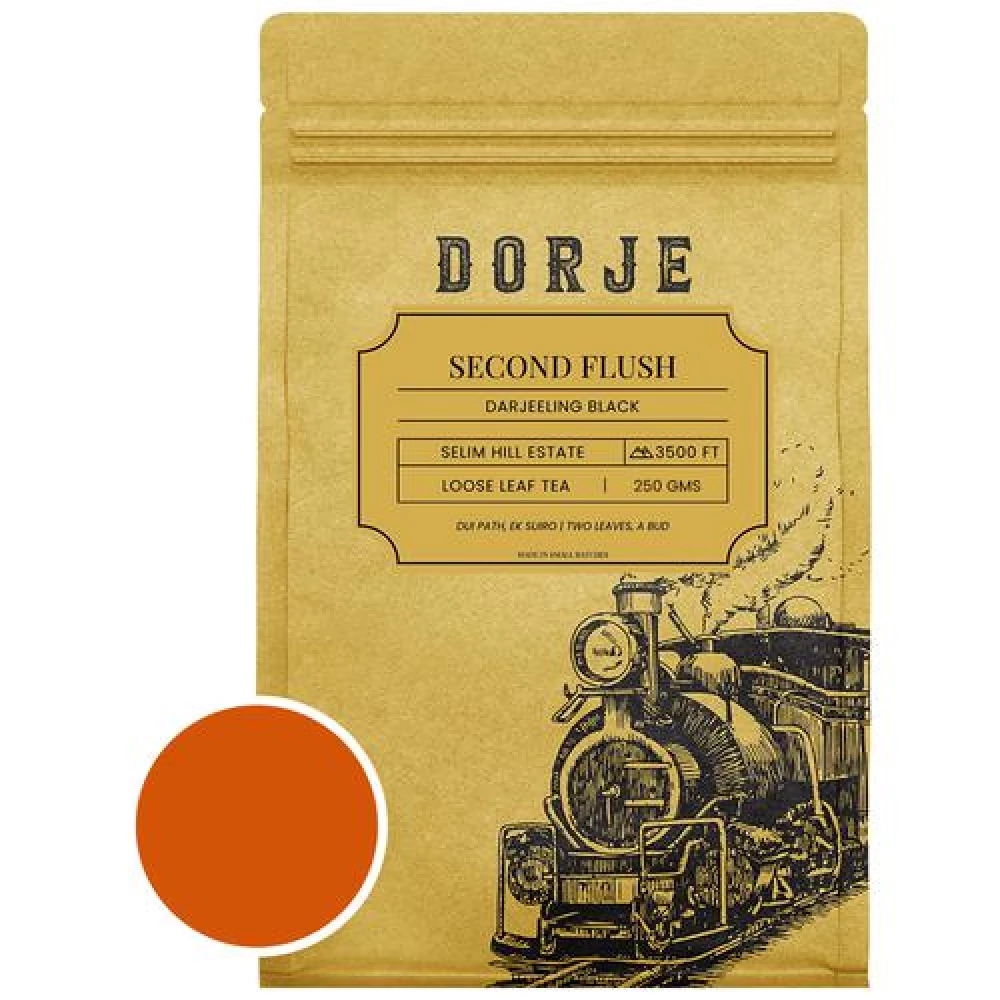 Dorje Second Flush Darjeeling Black Tea - With Strong Colour & Bold Flavour Dorje Second Flush Darjeeling Black Tea - With Strong Colour & Bold Flavour--250 g