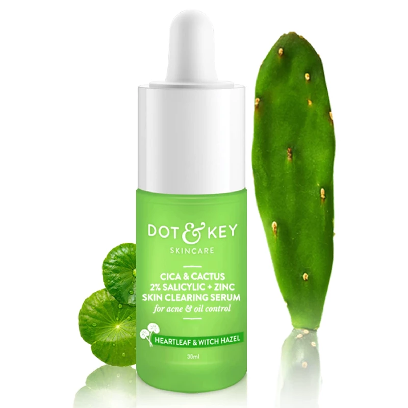 Dot & Key 2% Salicylic Acid + Cica Anti Acne Serum with Zinc Dot & Key 2% Salicylic Acid + Cica Anti Acne Serum with Zinc-Pack Size-30 ml