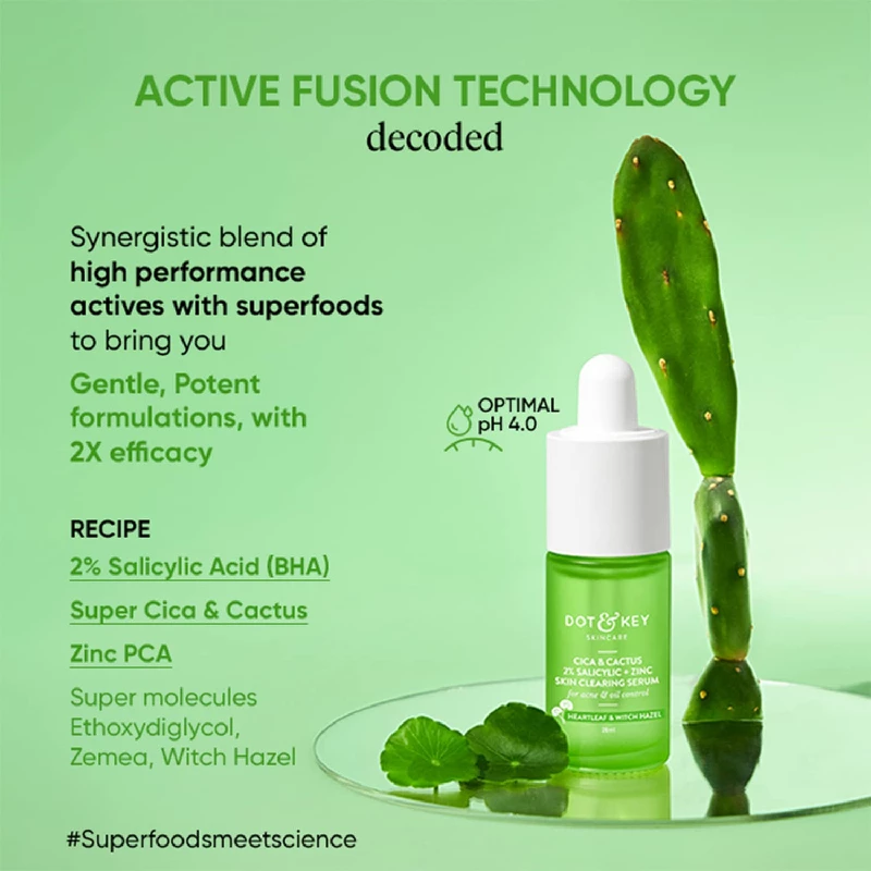 Dot & Key 2% Salicylic Acid + Cica Anti Acne Serum with Zinc - Image 3