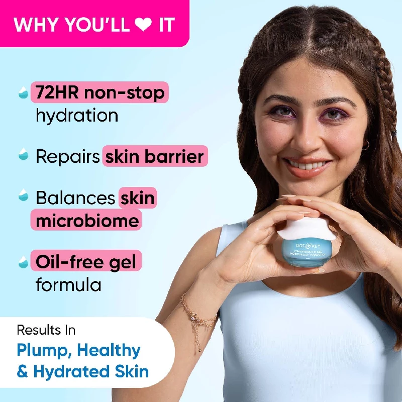 Dot & Key 72HR HYDRATING GEL + Probiotics Moisturizer for Face - Image 2