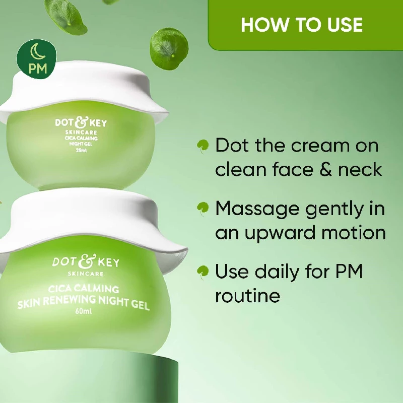 Dot & Key CICA Calming Skin Renewing Night Gel - Image 6