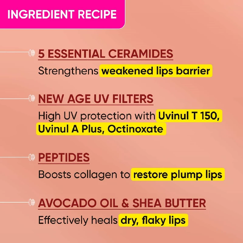 Dot & Key Ceramide & Peptide Barrier Repair Lip Balm SPF 50, PA+++ - Image 4