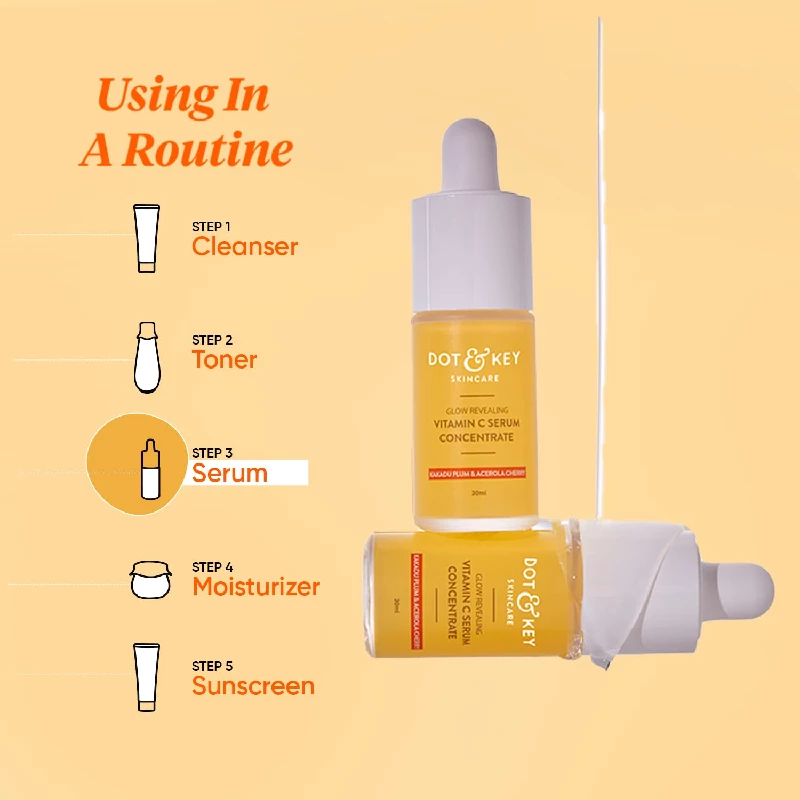 Dot & Key Glow Revealing Vitamin C Serum Concentrate with Kakadu Plum & Acerola Cherry - Image 7