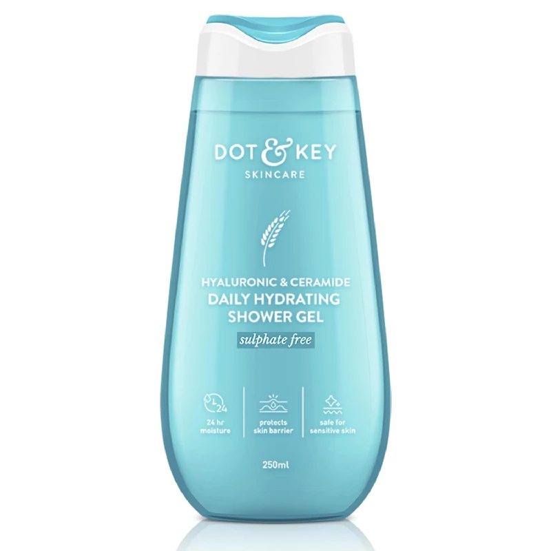 Dot & Key Hyaluronic & Ceramides Daily Hydrating Shower Gel Dot & Key Hyaluronic & Ceramides Daily Hydrating Shower Gel-Pack Size-250 ml