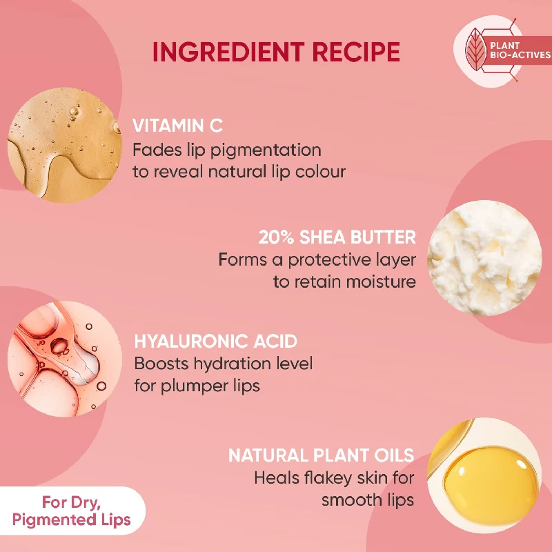 Dot & Key Lip Plumping Mask with Shea Butter & Vitamin C + E for Naturally Glowing Lips - Image 3