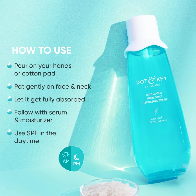 Dot & Key Rice Water Hydrating Toner With Hyaluronic - Image 5