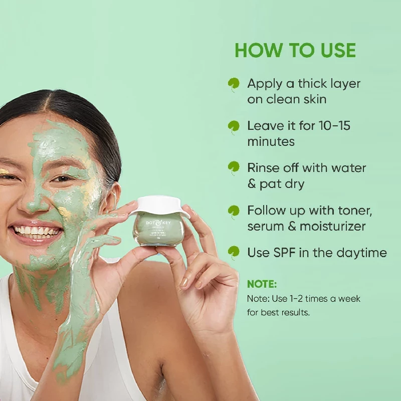 Dot & Key Skin Care Pollution + Acne Defense Green Clay Mask - Image 5