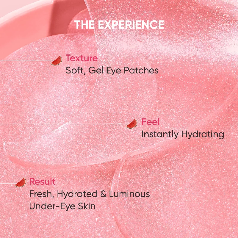 Dot & Key Watermelon Cooling Hydrogel Under Eye Patches for Dark Circles & Puffiness Reduction - Image 5