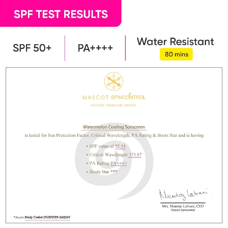 Dot & Key Watermelon Hyaluronic Cooling Sunscreen SPF 50 PA+++ - Image 3