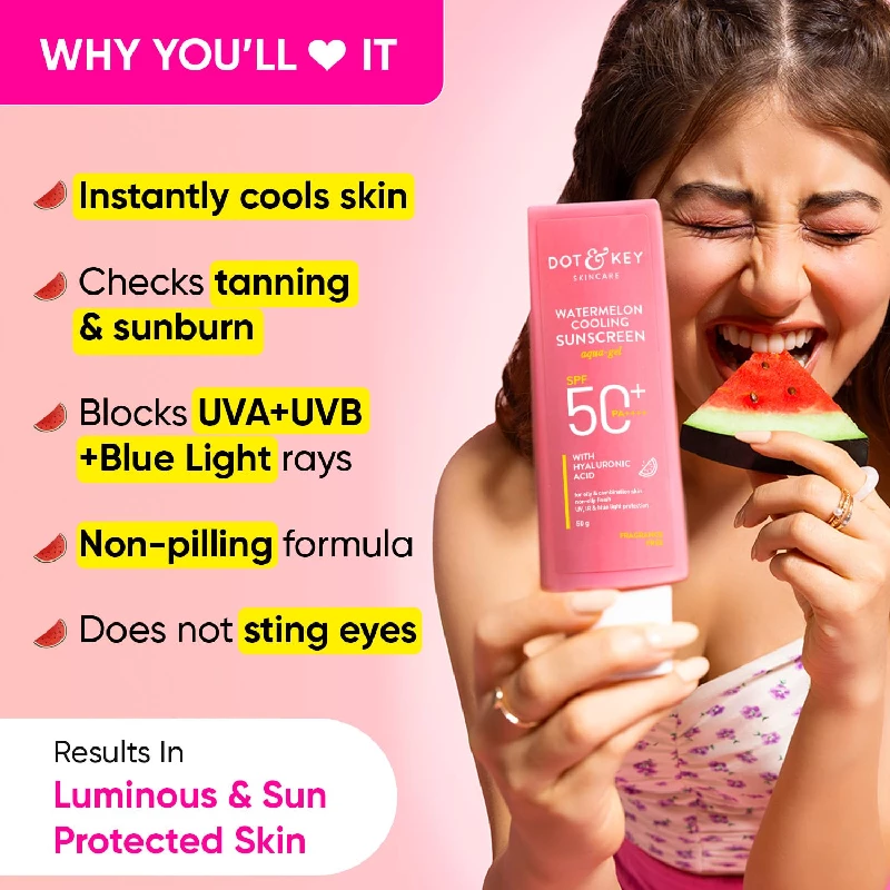 Dot & Key Watermelon Hyaluronic Cooling Sunscreen SPF 50 PA+++ - Image 4