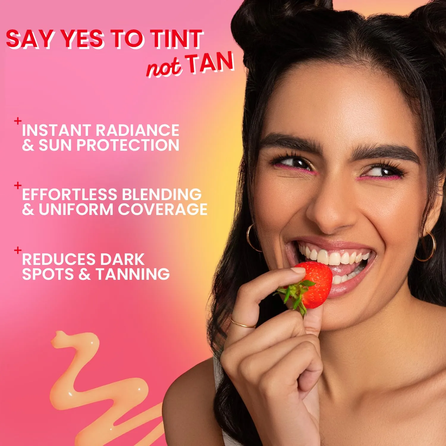 Dot & Key Strawberry Dew Tinted Sunscreen SPF 50+ Pa++++ Sand - Image 5