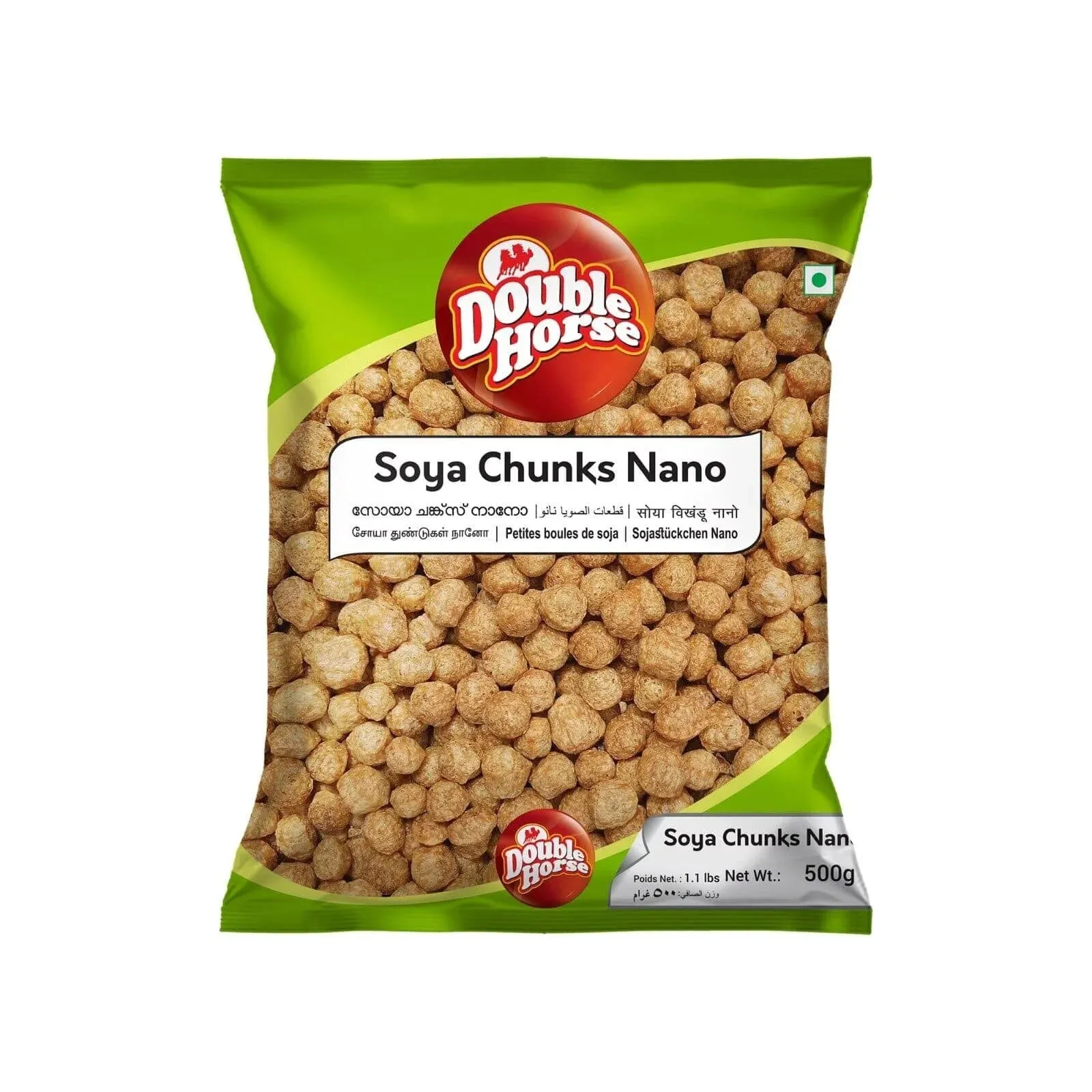 Double Horse Soya Chunks Nano Double Horse Soya Chunks Nano-Pack Size-200 g
