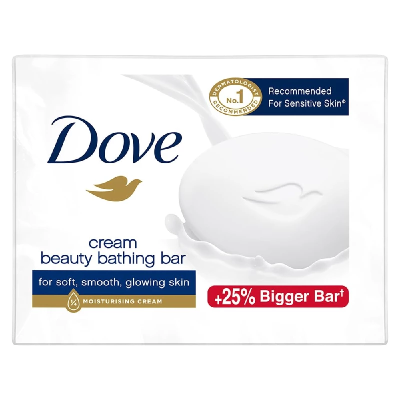 Dove Cream Beauty Bathing Soap Bar (Combo of 3) Dove Cream Beauty Bathing Soap Bar (Combo of 3)-Pack Size-125 g