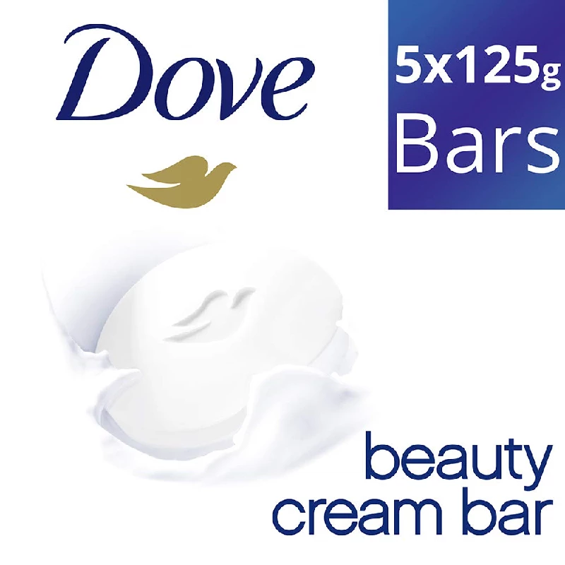 Dove Cream Beauty Bathing Soap Bar (4+1 Free Combo) - Image 4