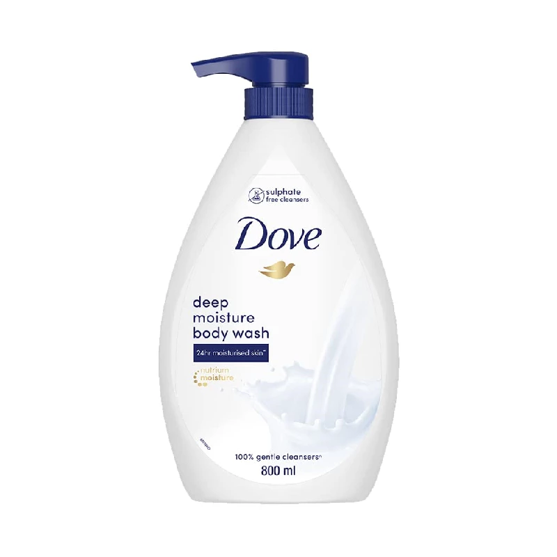 Dove Deeply Nourishing Body Wash Dove Deeply Nourishing Body Wash-Pack Size-800 ml