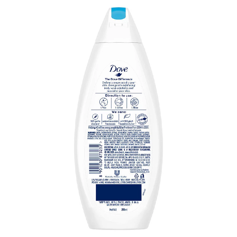 Dove Gentle Exfoliating Nourishing Body Wash - Image 3