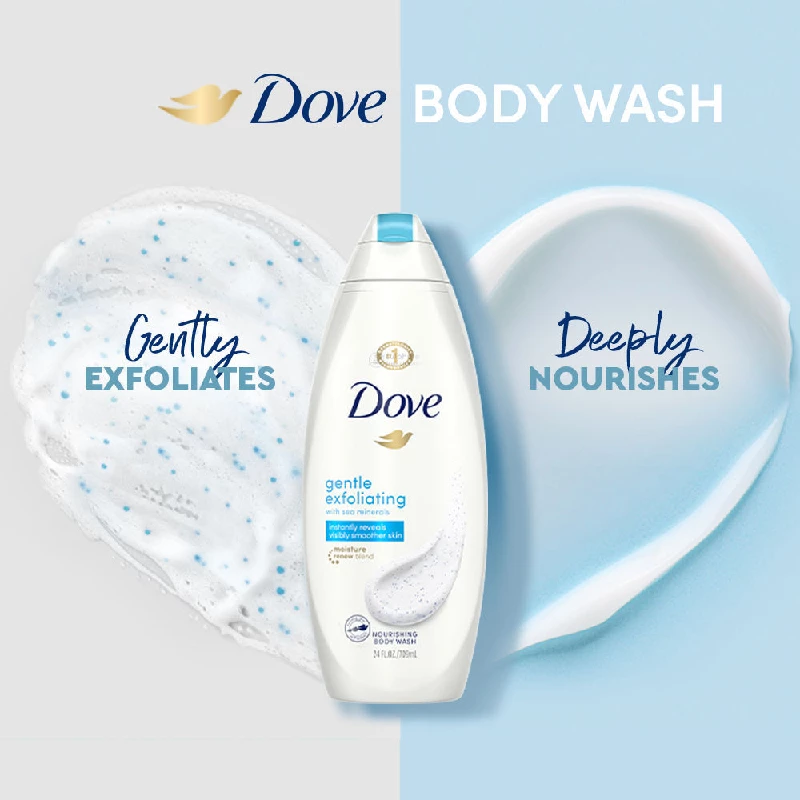 Dove Gentle Exfoliating Nourishing Body Wash - Image 4