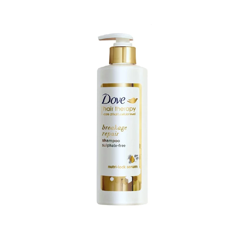 Dove Hair Therapy Breakage Repair Sulphate-Free Shampoo Dove Hair Therapy Breakage Repair Sulphate-Free Shampoo-Pack Size-380 ml
