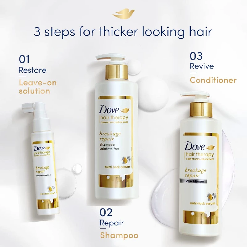 Dove Hair Therapy Breakage Repair Sulphate-Free Shampoo - Image 5