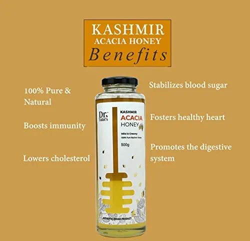 Dr. Talat's Premium Kashmir 100% Pure and Unprocessed Original Kashmir Acacia Honey - Image 5