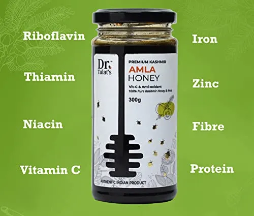 Dr. Talat's Premium Kashmir 100% Pure and Unprocessed Original Kashmir Honey (Amla Honey) - Image 2