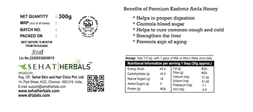 Dr. Talat's Premium Kashmir 100% Pure and Unprocessed Original Kashmir Honey (Amla Honey) - Image 7