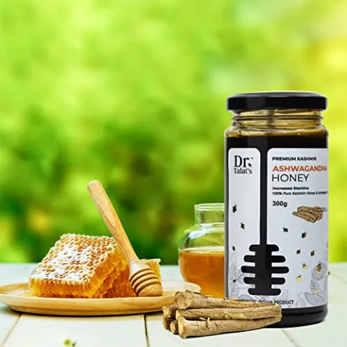 Dr. Talat's Premium Kashmir 100% Pure and Unprocessed Original Kashmir Honey (Ashwagandha Honey) - Image 3