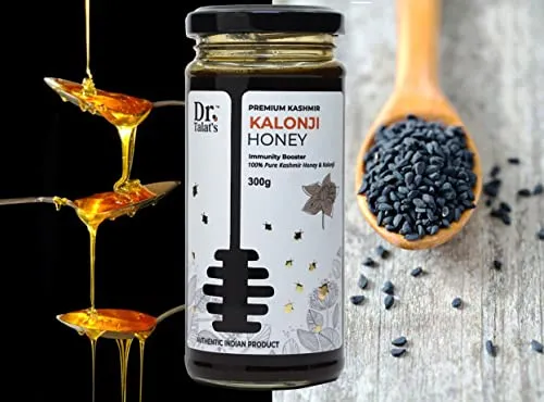 Dr. Talat's Premium Kashmir 100% Pure and Unprocessed Original Kashmir Honey (Kalonji Honey) - Image 2