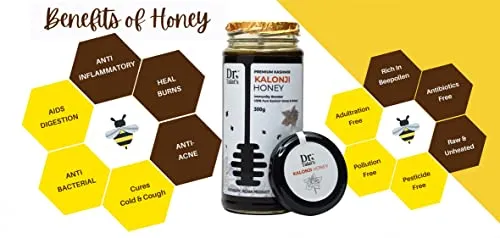 Dr. Talat's Premium Kashmir 100% Pure and Unprocessed Original Kashmir Honey (Kalonji Honey) - Image 4