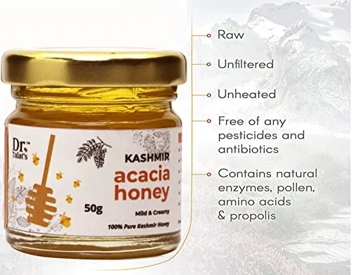 Dr. Talat's Premium Kashmir Honey 100% Pure Raw and Unprocessed Original Kashmir Honey (Acacia Honey) - Image 5