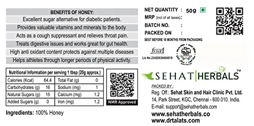 Dr. Talat's Premium Kashmir Honey 100% Pure Raw and Unprocessed Original Kashmir Honey (Acacia Honey) - Image 6