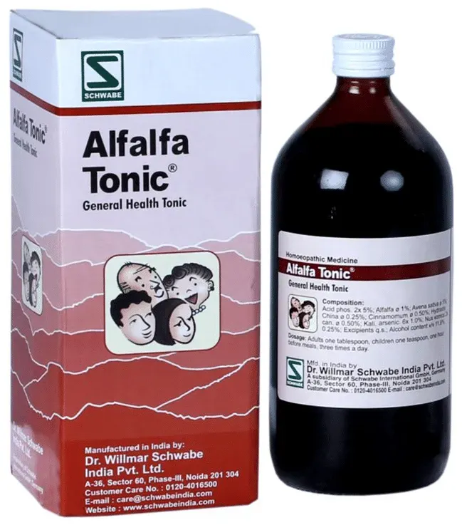 Dr. Willmar Schwabe India Alfalfa General Health Tonic - Image 1
