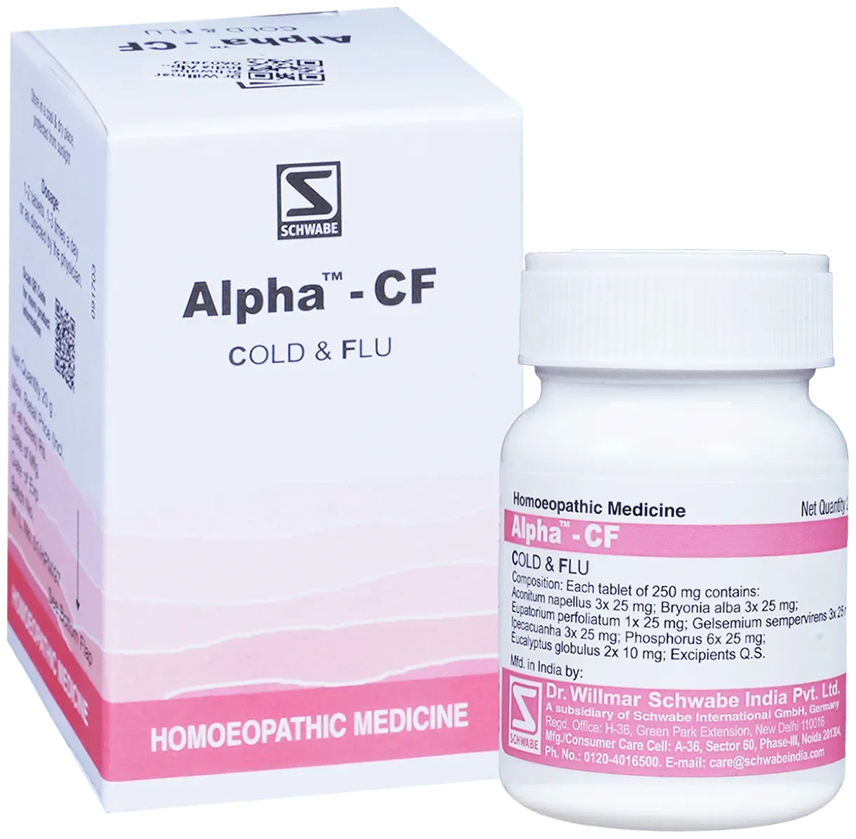 Dr. Willmar Schwabe India Alpha - CF Tablet | The Desi Food