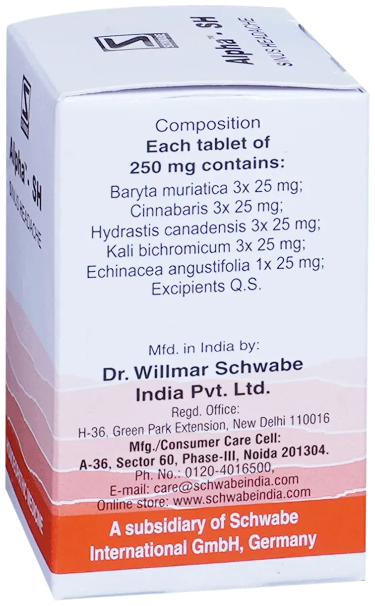 Dr. Willmar Schwabe India Alpha - SH Tablet