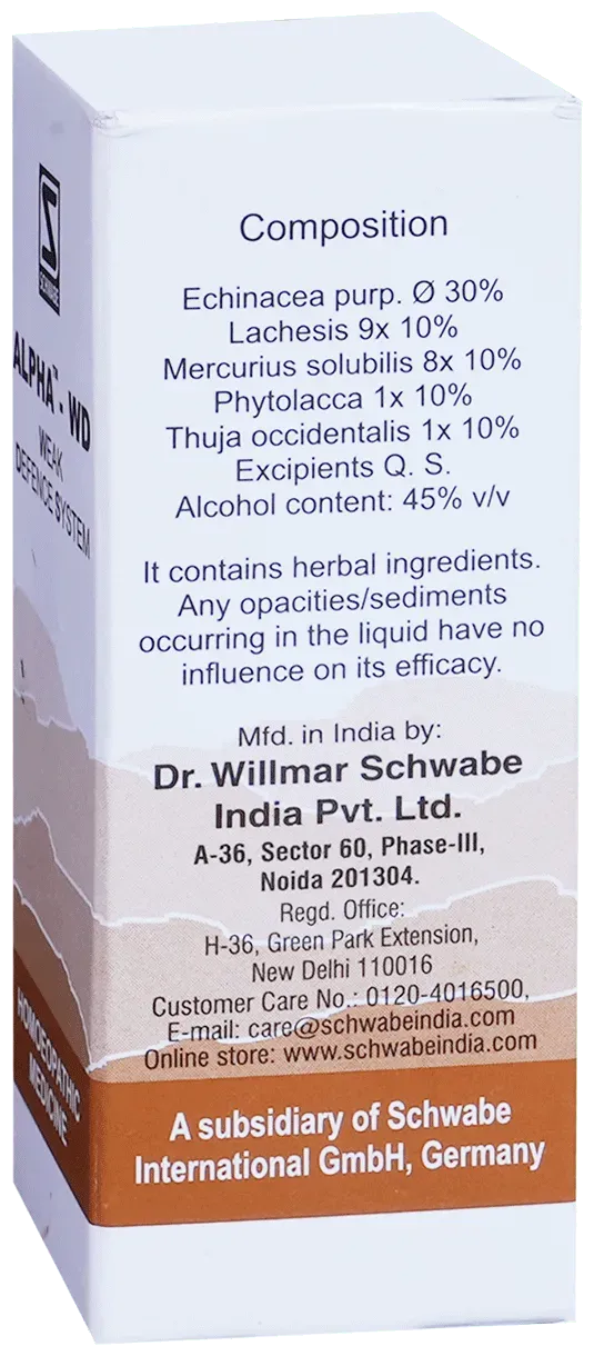 Dr. Willmar Schwabe India Alpha - WD Drop