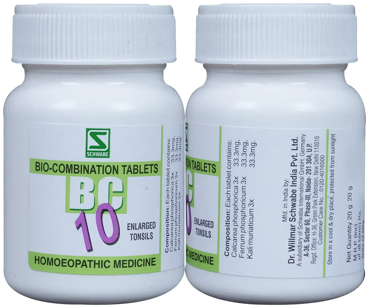 Dr. Willmar Schwabe India Bio-Combination 10 (BC 10) Tablet
