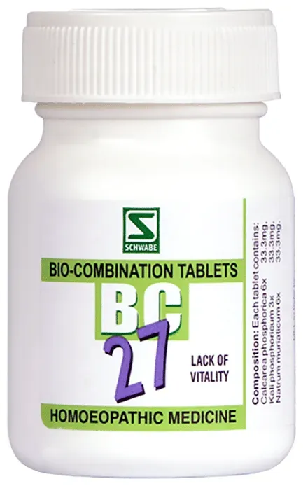 Dr. Willmar Schwabe India Bio-Combination 27 (BC 27) Tablet - Image 2