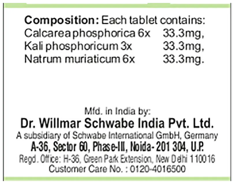Dr. Willmar Schwabe India Bio-Combination 27 (BC 27) Tablet - Image 3