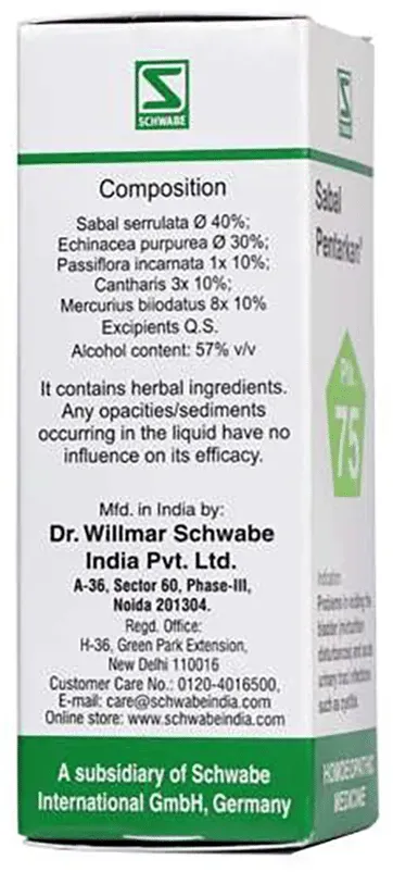 Dr. Willmar Schwabe India Sabal Pentarkan Drop