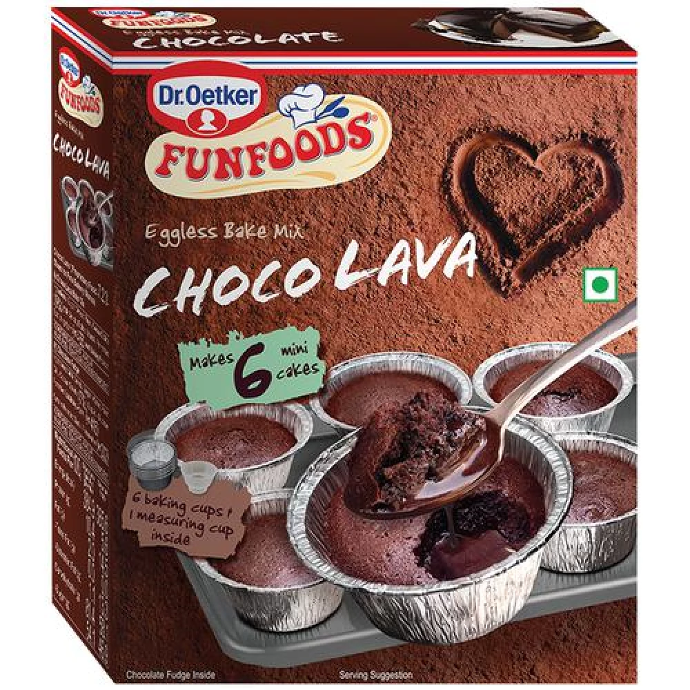 Dr. Oetker FunFoods Eggless Bake Mix Choco Lava - Image 2