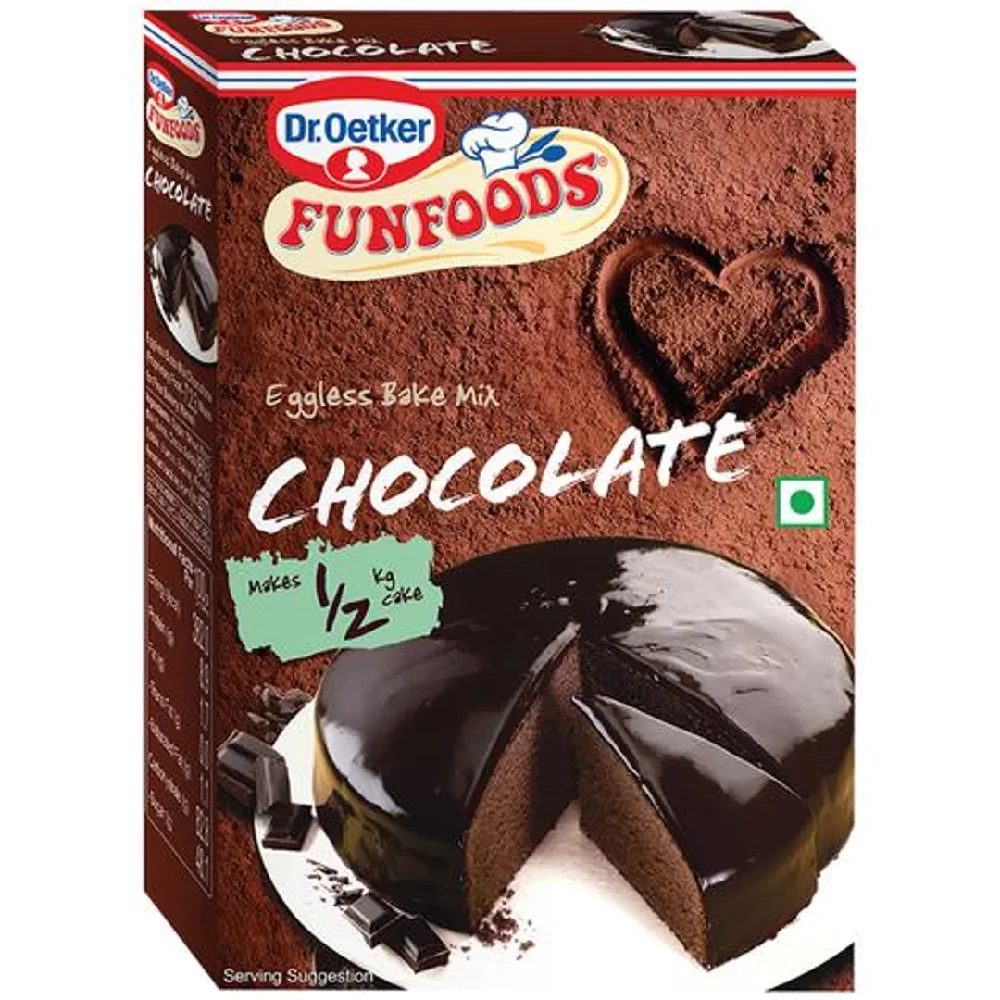 Dr. Oetker FunFoods Eggless Bake Mix Chocolate - Image 2