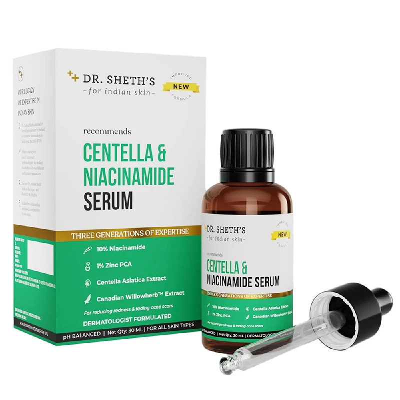 Dr. Sheth's Centella & Niacinamide Face Serum Dr. Sheth's Centella & Niacinamide Face Serum-Pack Size-30 ml