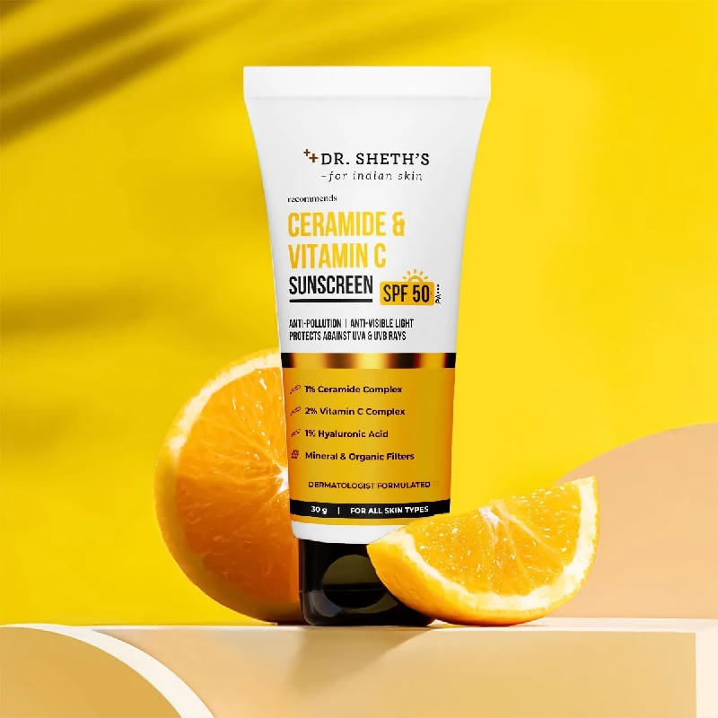 Dr. Sheth's Ceramide & Vitamin C Sunscreen - Image 2