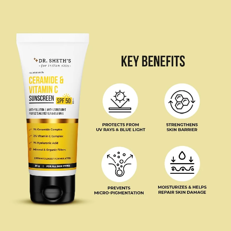 Dr. Sheth's Ceramide & Vitamin C Sunscreen - Image 3