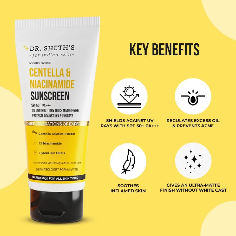 Dr. Sheth's Centella & Niacinamide Sunscreen - Image 2